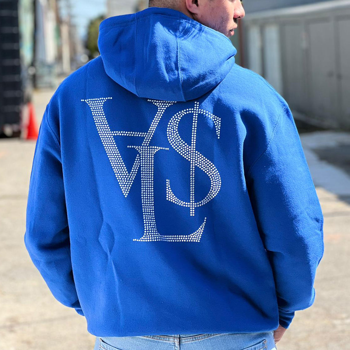 SILVER STONER (ROYAL HOODIE )